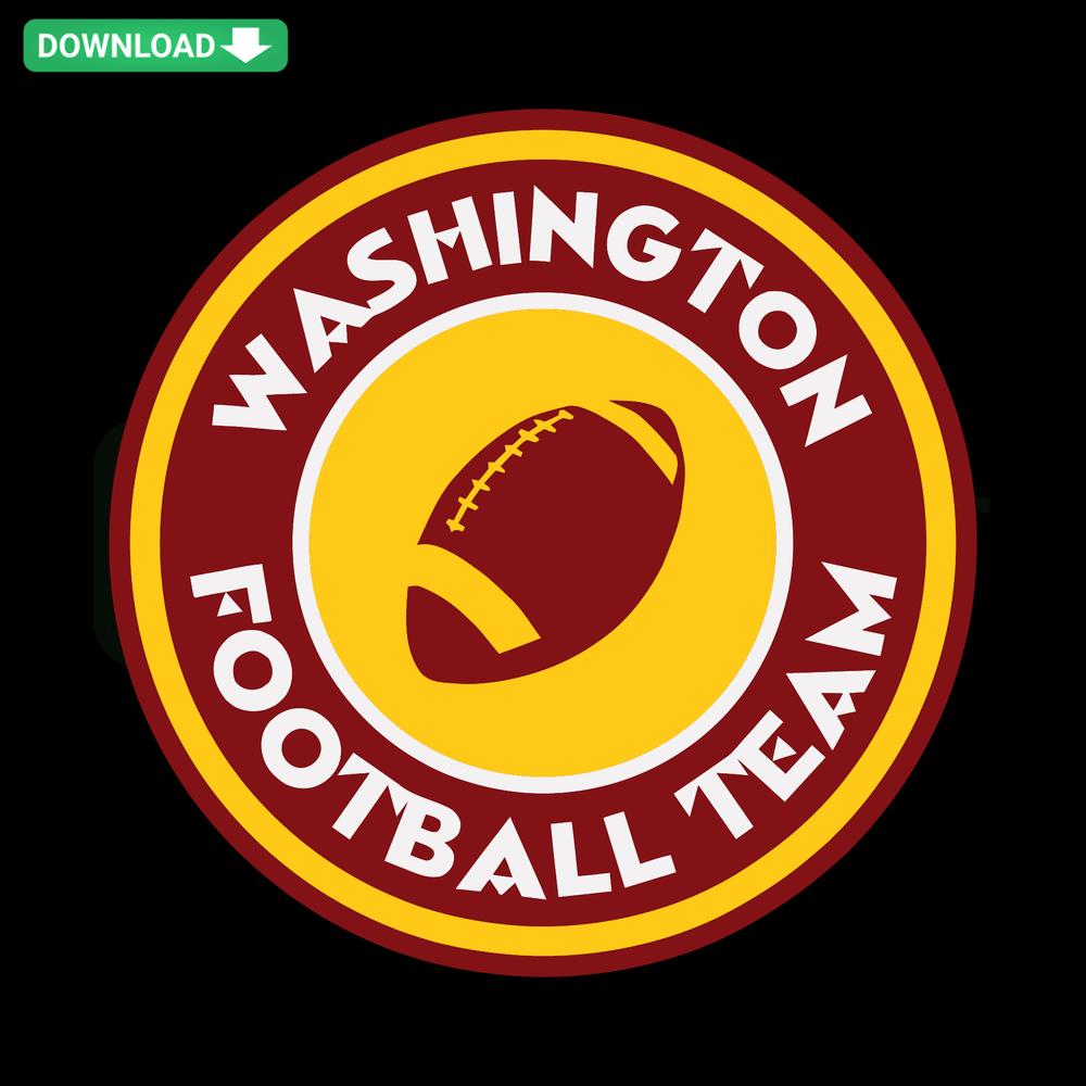 Washington Football Team SVG, high-quality vector graphic download featuring team logo and colors for digital design projects.