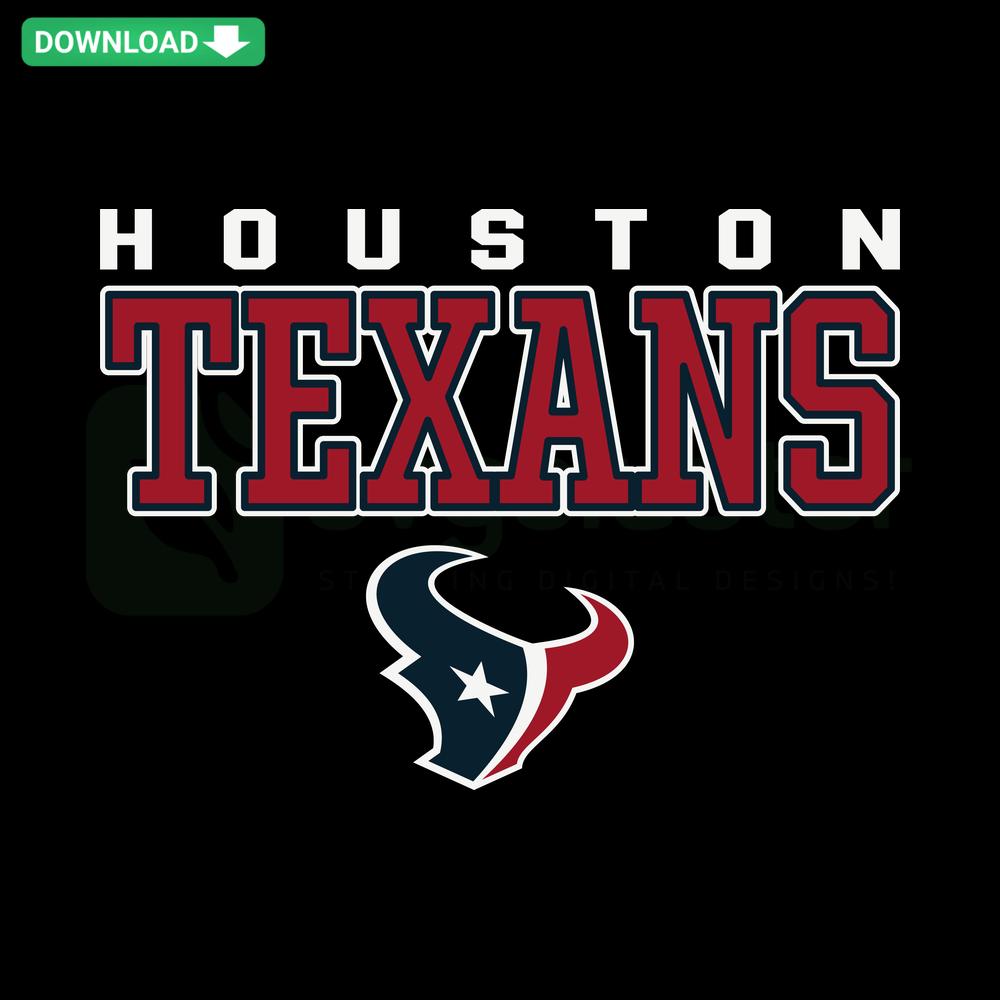 Houston Texans SVG design for Cricut, featuring team logo, printable craft SVG download, football-themed graphic.