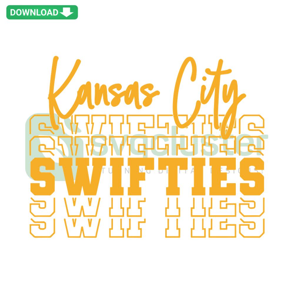 Vintage Kansas City Swifties SVG file: retro Taylor Swift fan graphic for Cricut, nostalgic design elements, digital cutting files