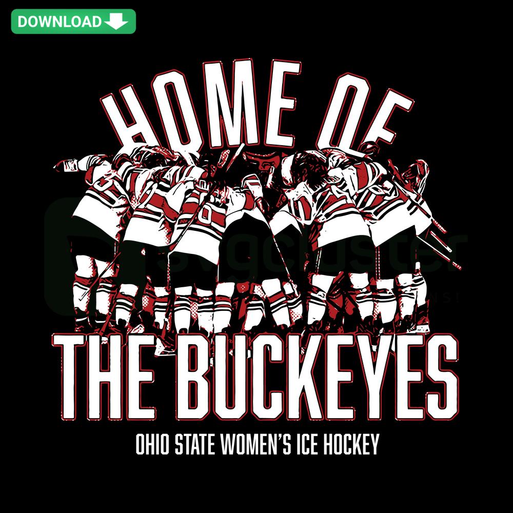 Ohio State Women's Ice Hockey SVG, Creative NCAA SVG Design, Unique Ohio Sports Graphic, Customizable Hockey Art