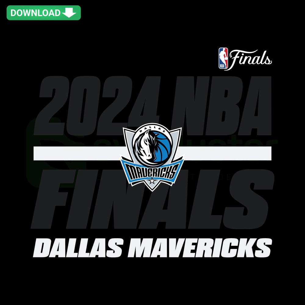 Dallas Mavericks NBA 2024 Finals Basketball SVG, editable for Cricut, features team logo and Finals graphics.