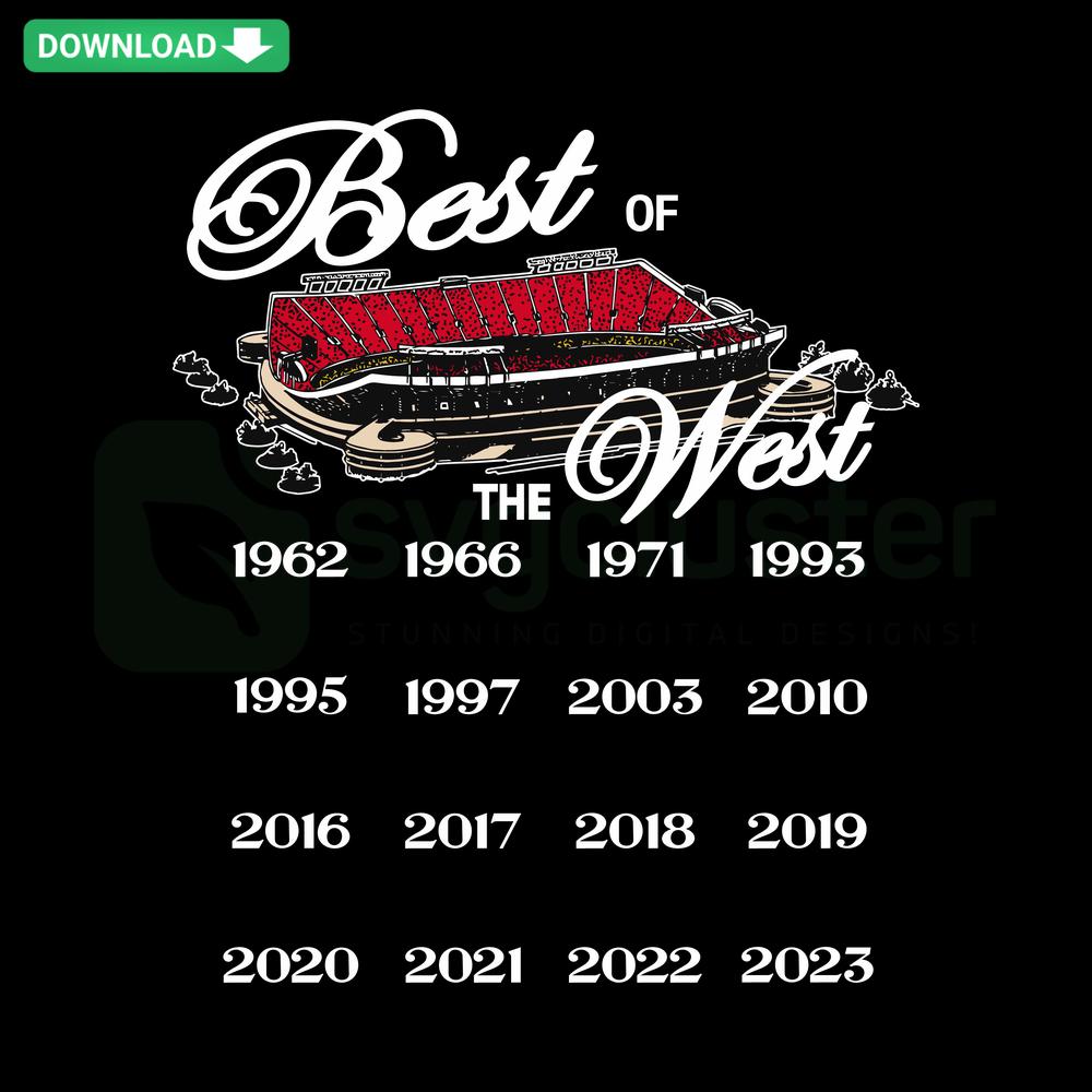 Best Of The West Kansas City SVG, digital download for designers, iconic skyline design, instant file for crafting projects.