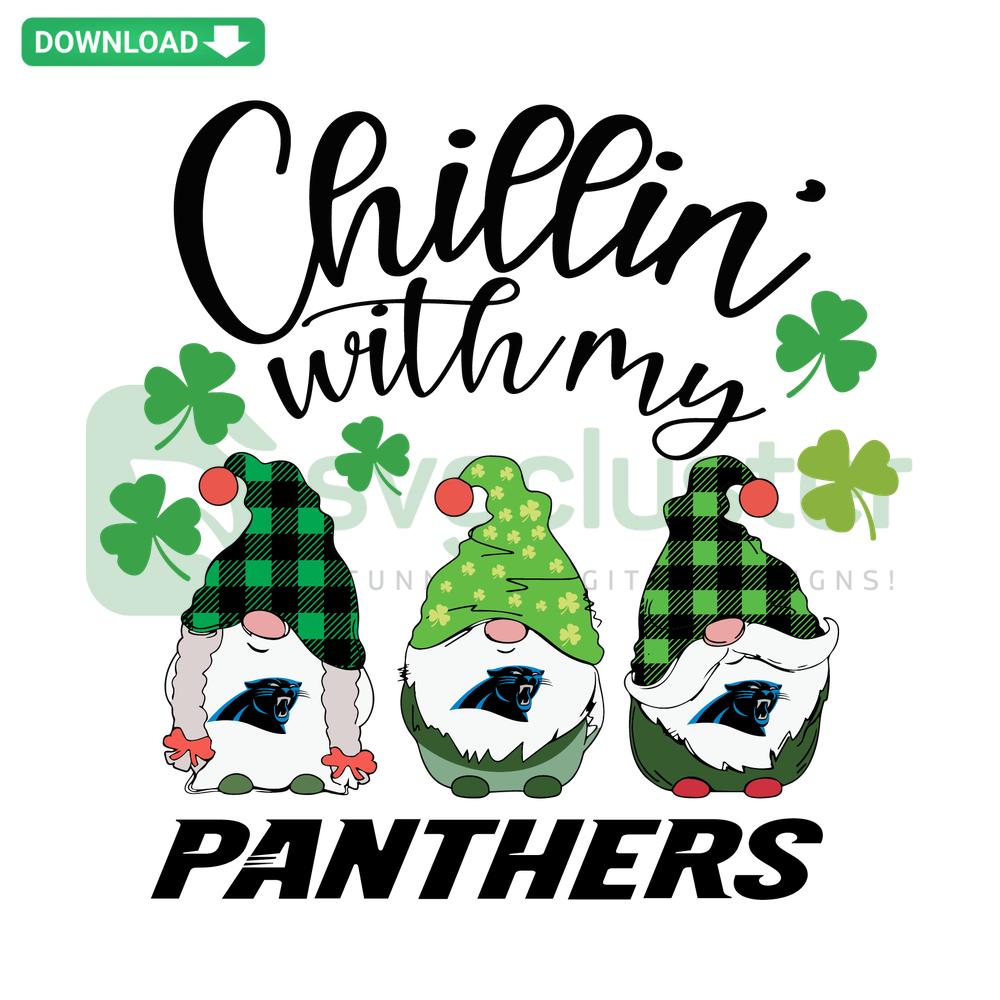 Chillin With My Panthers SVG Design, Perfect for Cricut & Silhouette, Creative Wildcat-Themed Digital Download