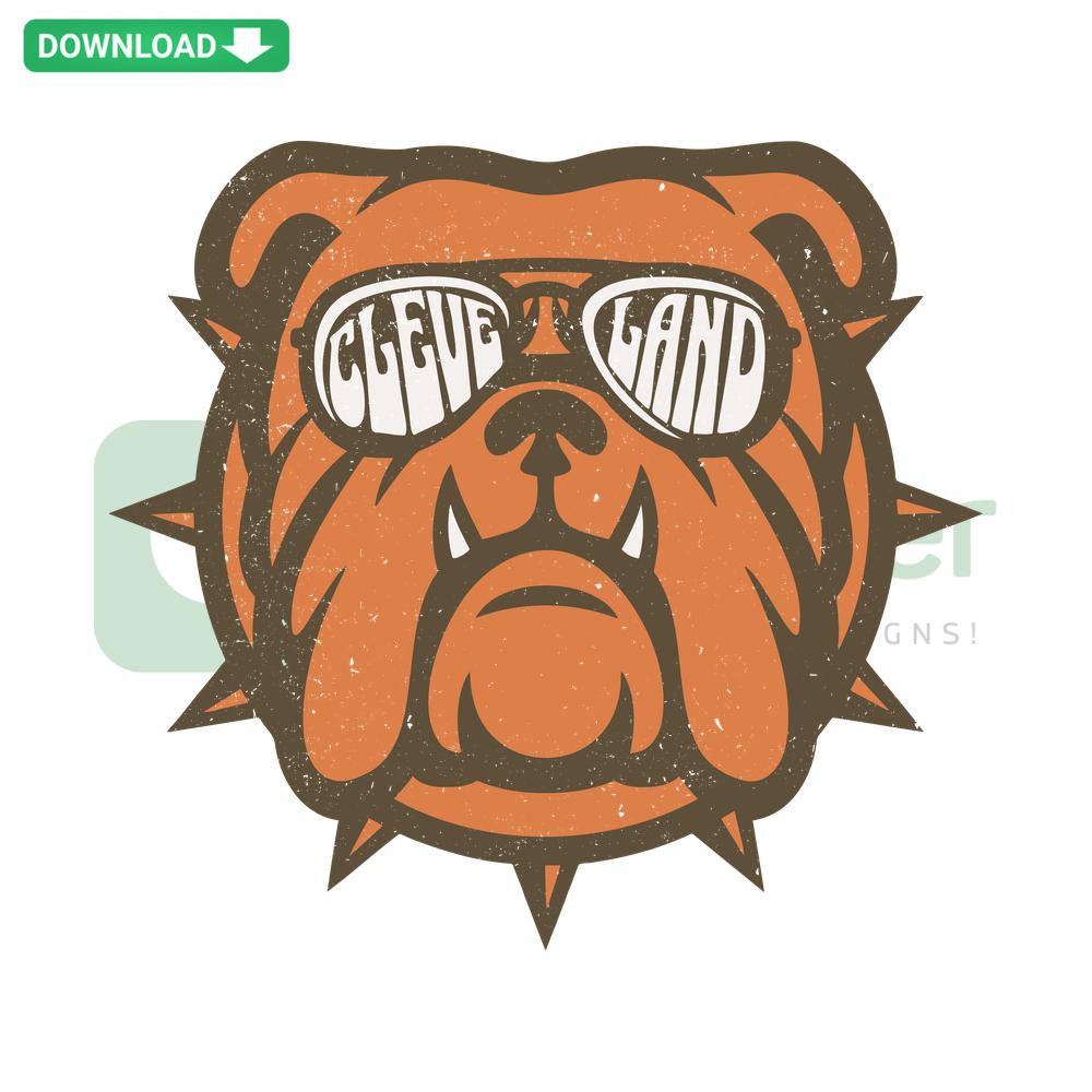 Cleveland Browns Mascot SVG, Bold Helmet Design, Cricut Compatible, Unique Sports Team Cut File, Digital Download
