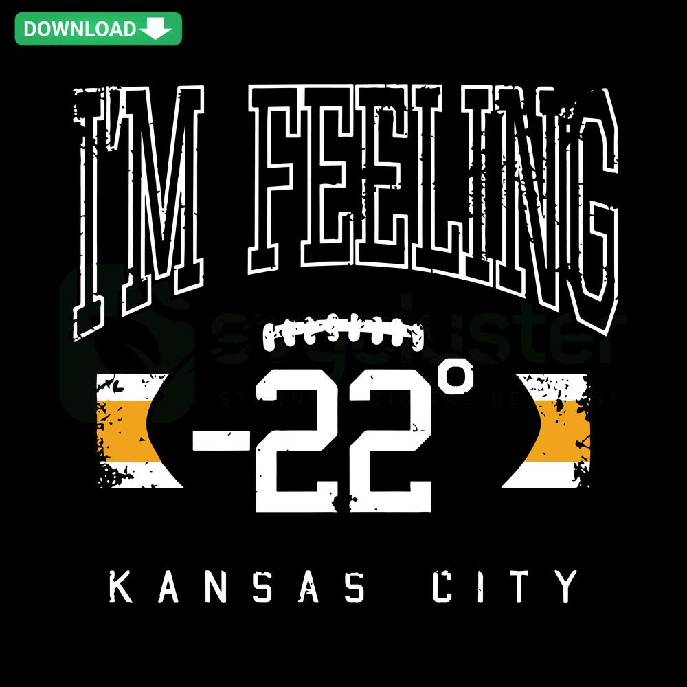 Mockup showing Kansas City football playoff SVG on a t-shirt using Cricut
