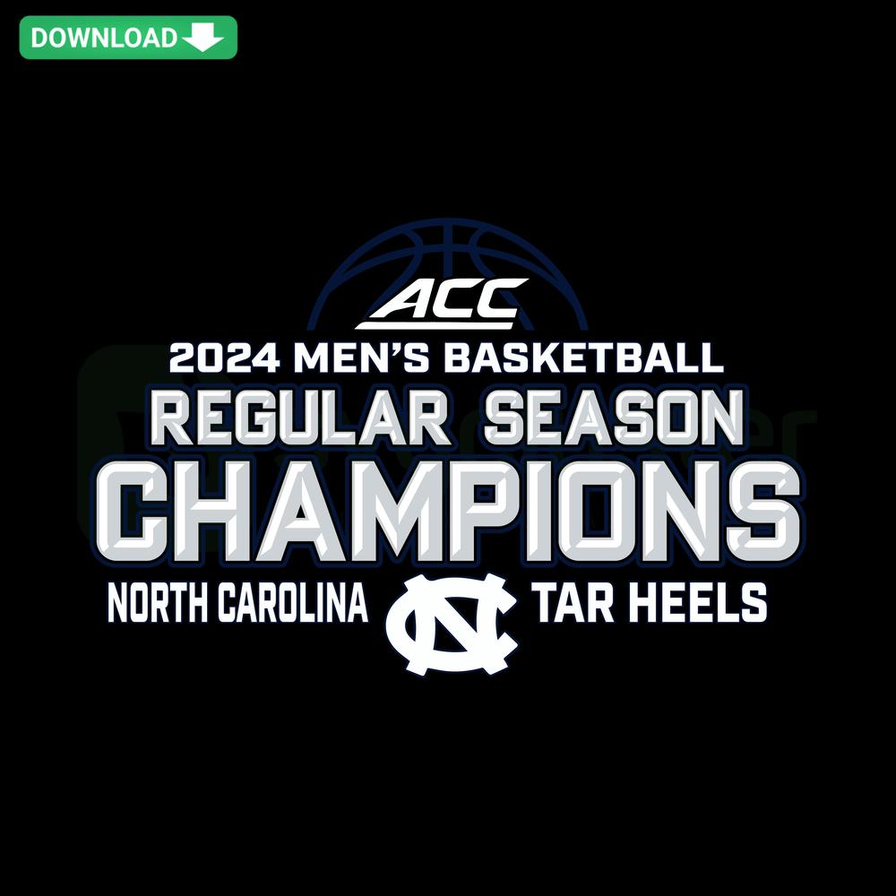 North Carolina Tar Heels Regular Season Champions SVG, Cricut design; team colors, bold font for DIY crafting and apparel.