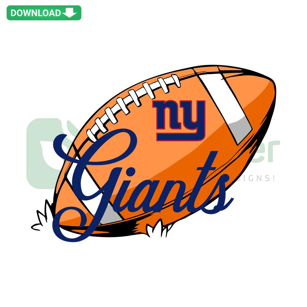 New York Giants NFL Football SVG, Editable Cricut Cut File, Team Logo Design, Digital Download for Crafts and Projects