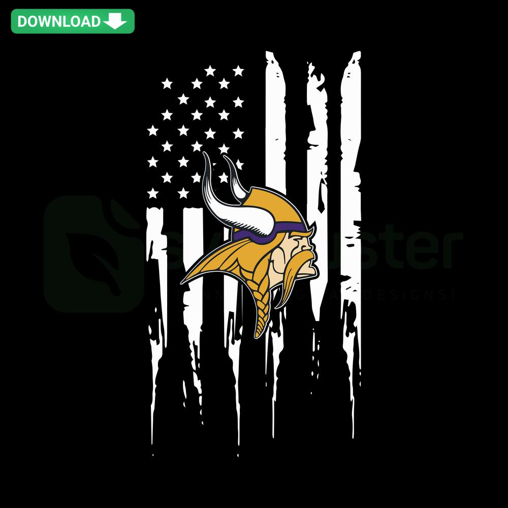 Minnesota Vikings Logo SVG Digital Download - Unique Sports Team Design, High-Quality Vector for DIY Projects