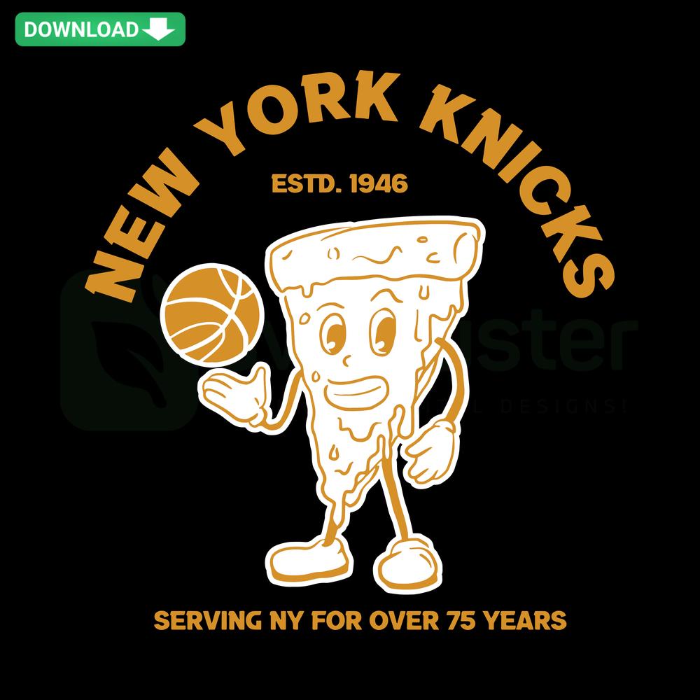 New York Knicks Est 1946 SVG, Celebrating Over 75 Years, Unique Design, Perfect Basketball Fan SVG