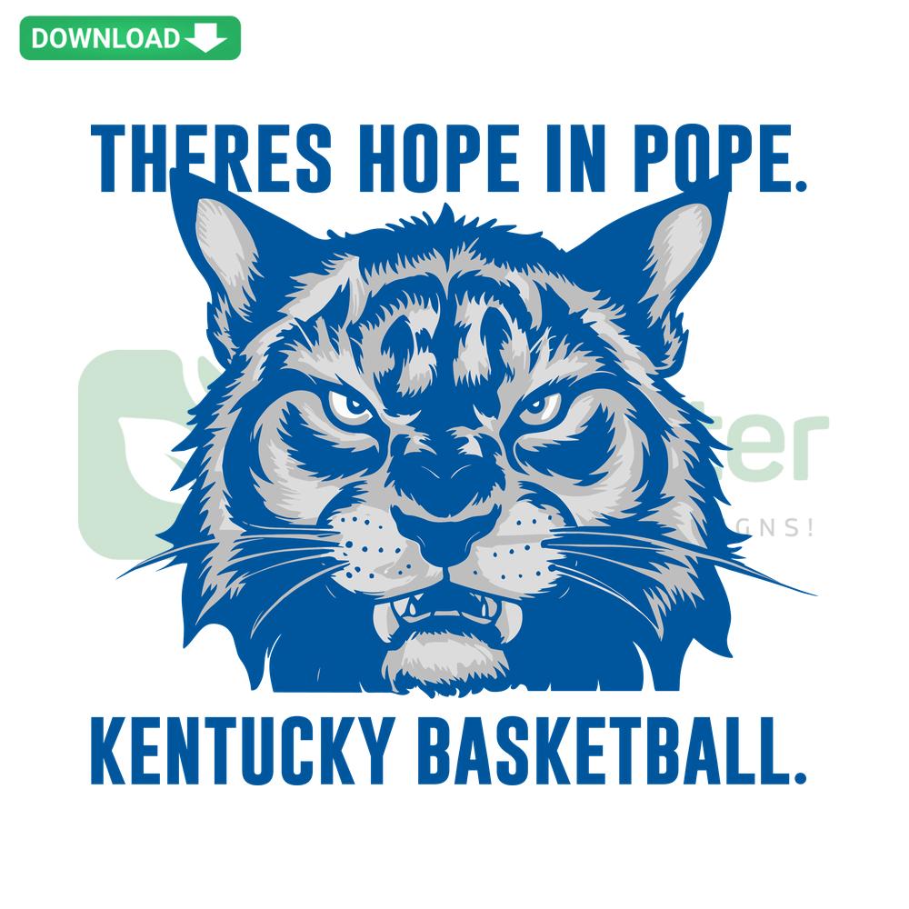 Pope Wildcats Basketball SVG, Hopeful Kentucky Design, Cricut File, Sports Graphic, Customizable Team Logo, DIY Craft Template