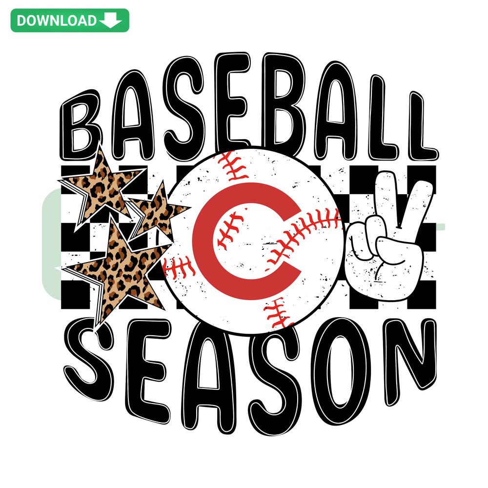 Chicago Cubs SVG digital design, baseball season theme, instant download, perfect for designers, sports enthusiasts, DIY projects.