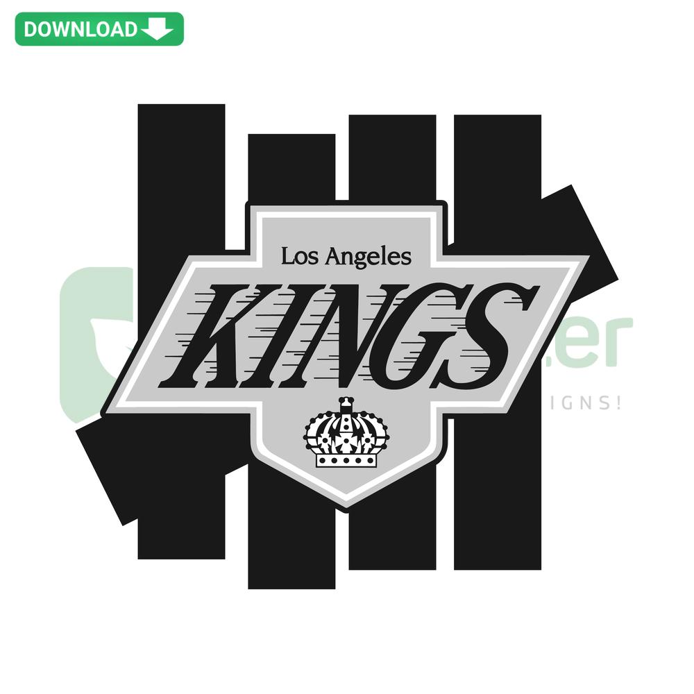 Los Angeles Kings NHL SVG design for Cricut, premium digital download, perfect for designers, hockey team logo graphics.