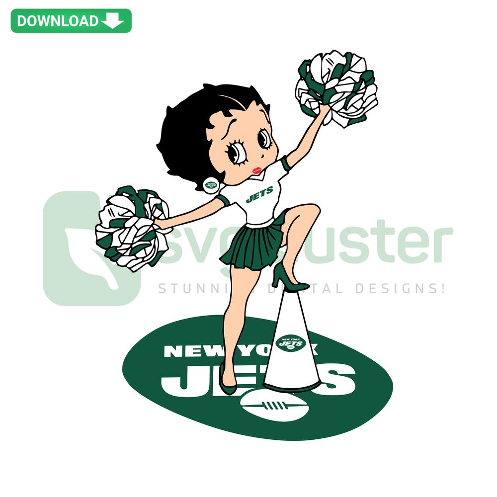 New York Jets Fangirl SVG Design, Printable Digital Assets, NFL Team Spirit, Feminine Football Fan Art, Instant Download