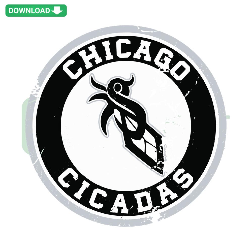 Chicago Southside Cicadas baseball SVG design, instant download for Cricut, featuring funny mascot and team logo elements.