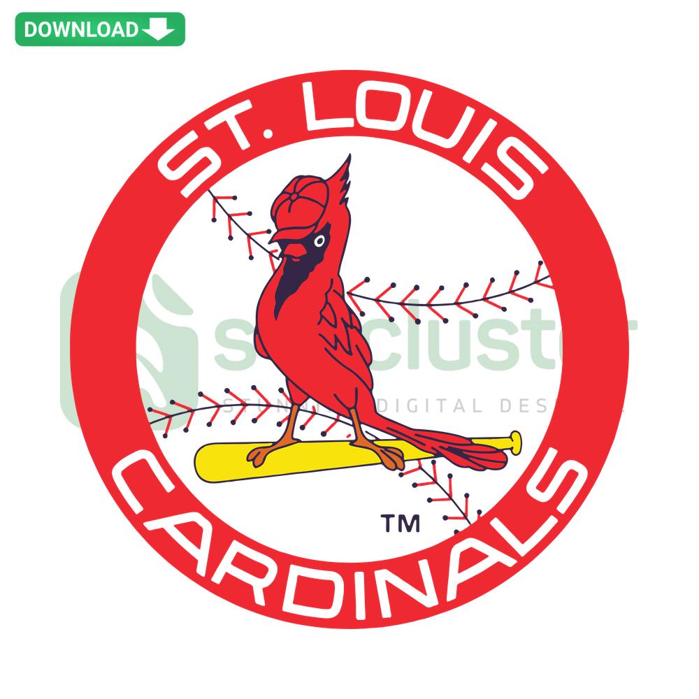 St. Louis Cardinals Logo SVG Download, Cricut Design Files, MLB Team Colors, High-Quality Vector Graphic for Craft Projects