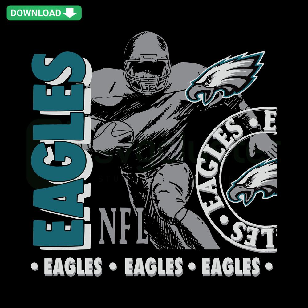 Philadelphia Eagles 2024 Schedule SVG, NFL Rugby Design Files, Digital Download for Instant Use, Eagles Football Calendar Design