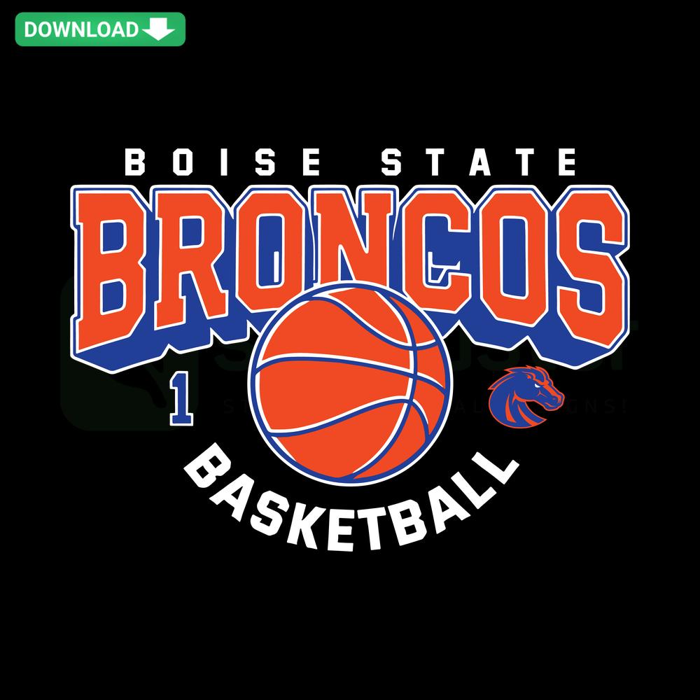 Boise State NCAA Women's Basketball SVG Design, SVGCluster Digital Download, Team Logo, Sports Graphic, Instant Download.