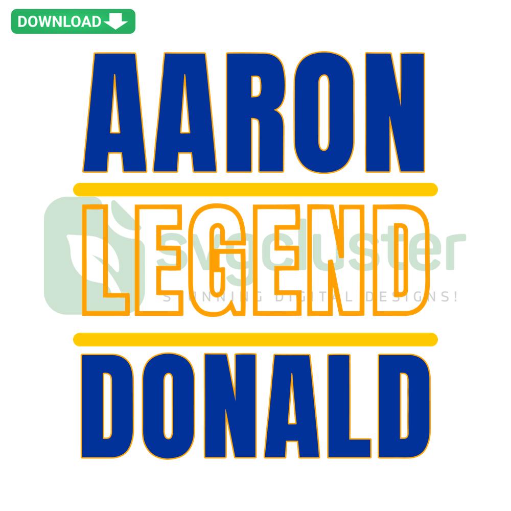 Aaron Donald Los Angeles Rams Football SVG, sports SVG design, digital graphic for cutting machines, legendary player design.