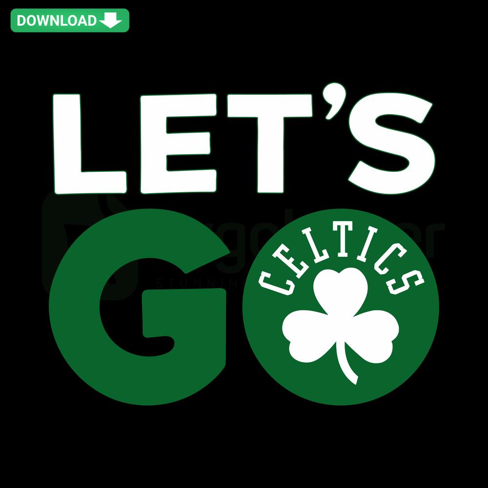 Celtics Basketball Logo SVG, Printable Design for Sports Fans, Digital Download, Ideal for T-Shirts and Merchandise