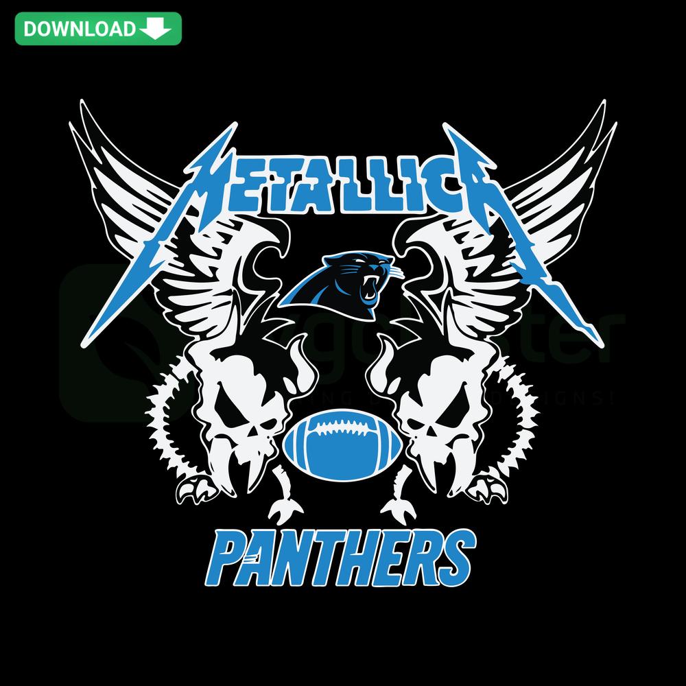 Metallica Panthers SVG Digital Download featuring intricate SVG patterns, perfect for crafting projects and personalized creation.