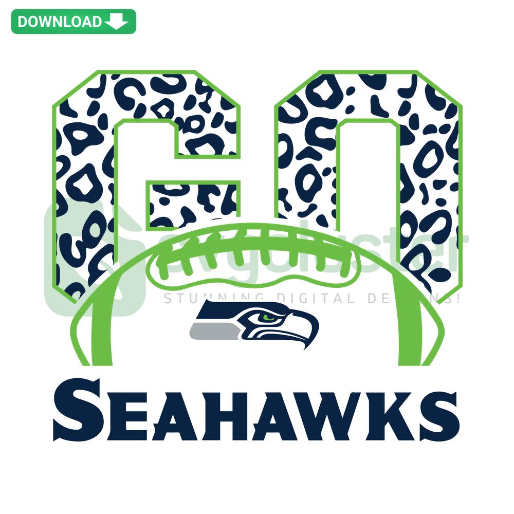 Seahawks Leopard SVG Cricut Design: Stylish Seattle logo with leopard print, perfect for craft projects and digital downloads.