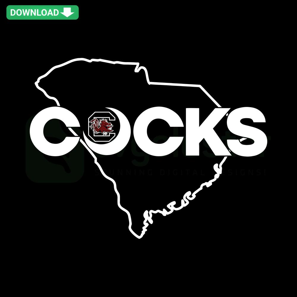 South Carolina Gamecocks Vintage SVG, Card Templates, Retro Design, University Team Logo, DIY Craft, Cricut, Silhouette قطع التهاب شاق