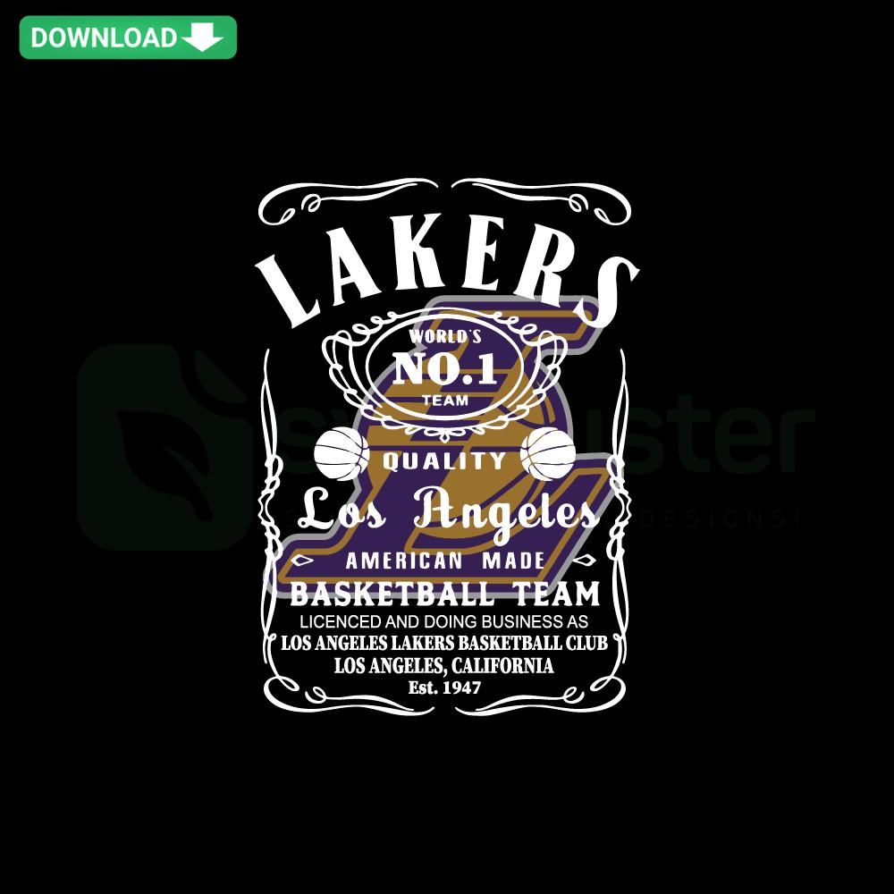 Lakers No 1 Team SVG, Quality Los Angeles Basketball Design, Unique Sports Graphics, Top NBA Digital Artwork