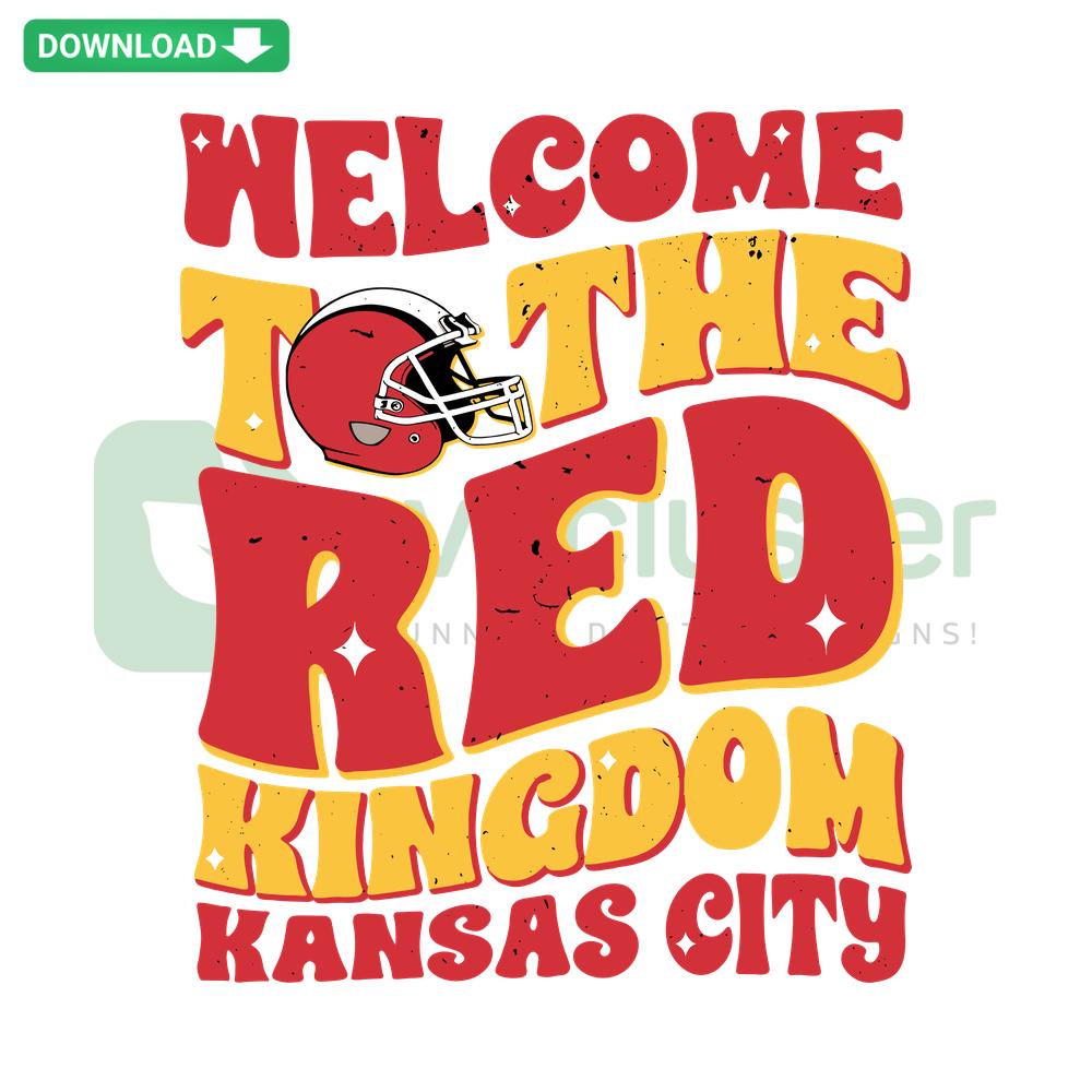 Red Kingdom Kansas City SVG Design: Arrowheads, KC Emblem, Football Theme, Unique SVG Graphic for Crafting, Digital Download.