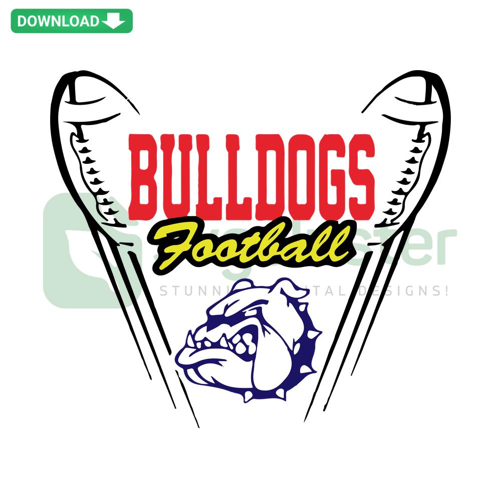 Georgia Bulldogs Football SVG, NCAA Team Logo Design, Digital Cut File, SVG Design Resources, College Sports Graphics