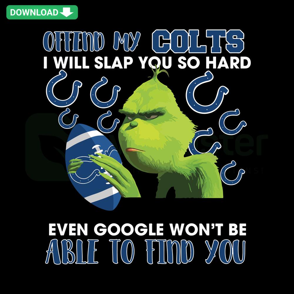 Offend My Colts I Will Slap You So Hard SVG Design, Playful Horse-themed SVG File Collection, Humorous Equine Digital Graphic.
