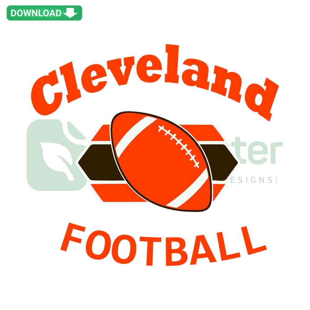 Cleveland Browns Football SVG Design: Bold Logo, Helmet Vector, Instant Digital Download, Printable SVG Files for Sports Crafts