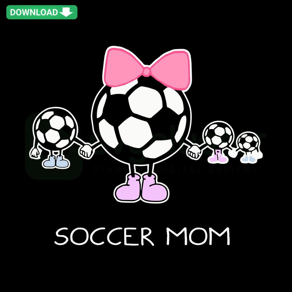 Soccer Mom SVG custom t-shirt design mockup