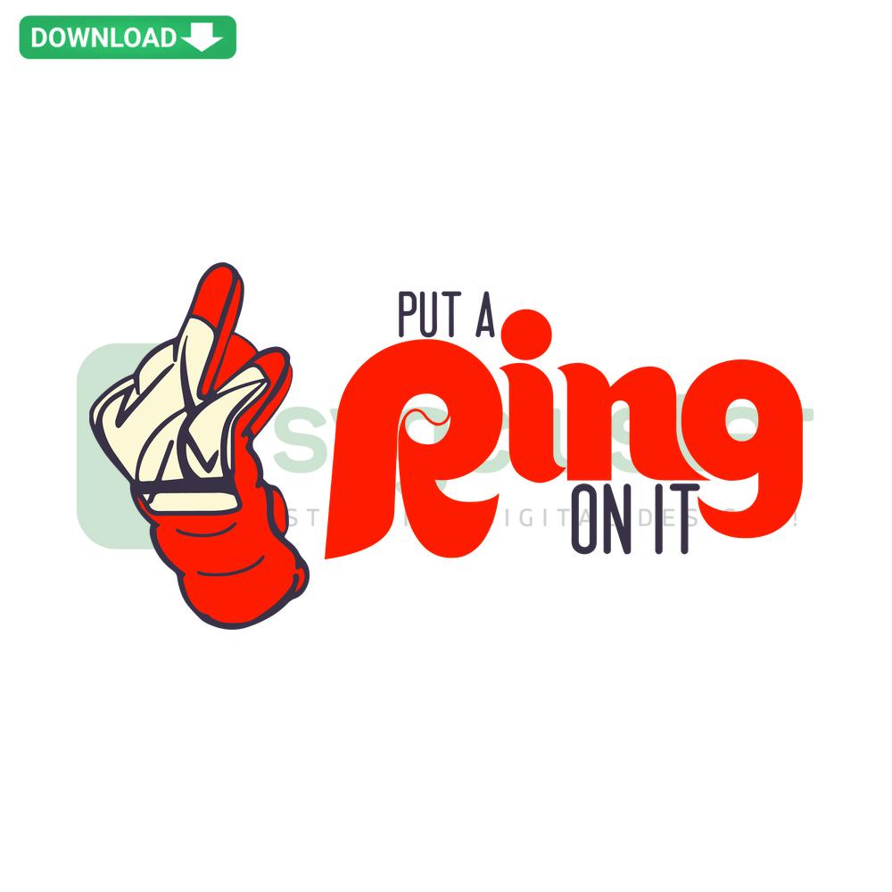 Castellanos Ring Finger SVG Design: Feminine hand silhouette with engagement ring vector art for crafting, Put A Ring On It theme.