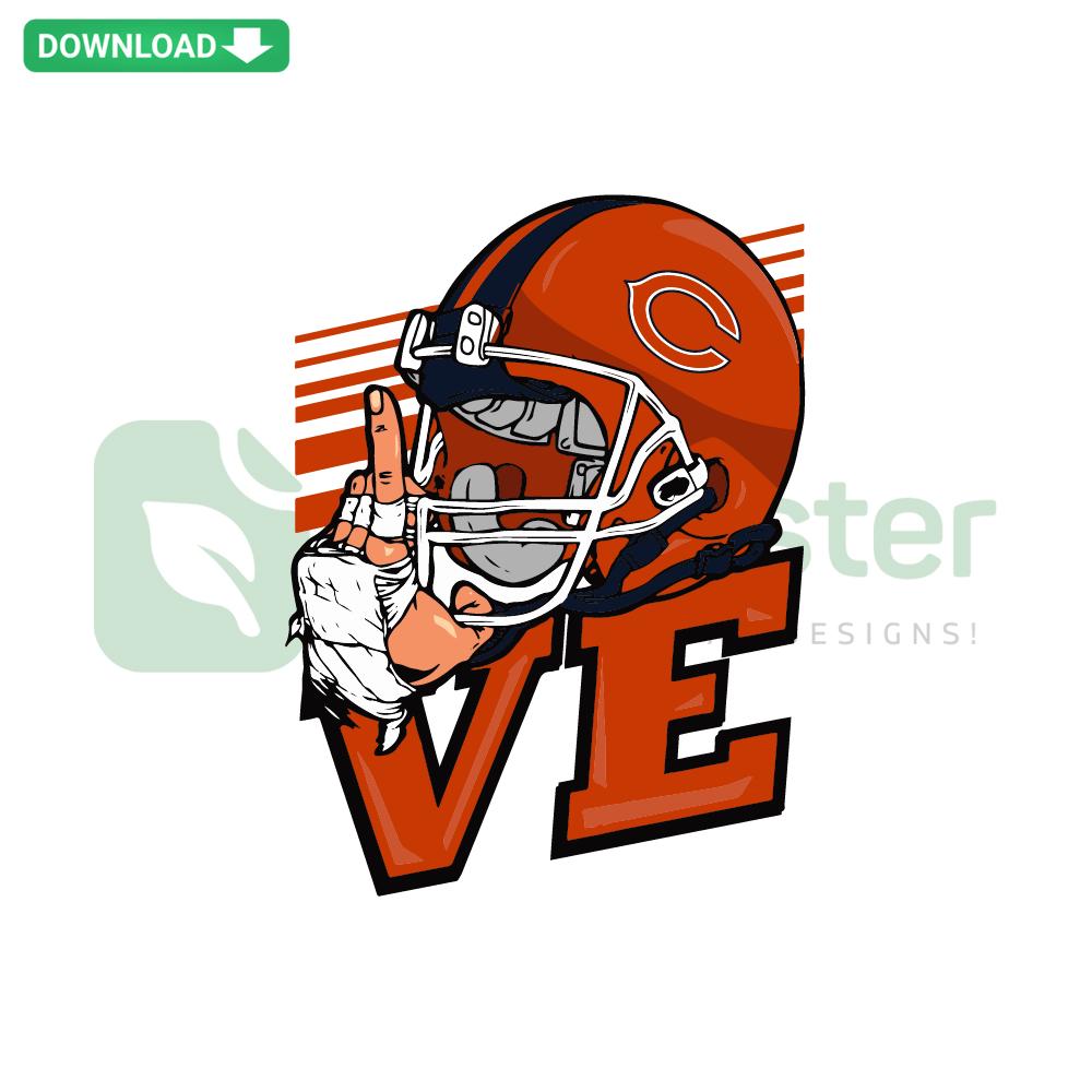 Chicago Bears NFL SVG Digital Download featuring vibrant team logo design, perfect for sports fan memorabilia or DIY crafts.