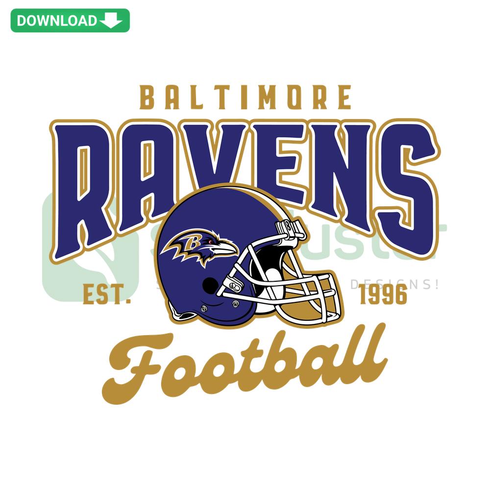 Baltimore Ravens Football Helmet SVG, featuring iconic logo design, instant digital download, perfect for craft and design projects.