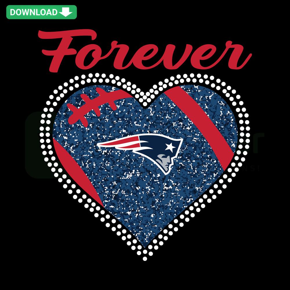 Patriots Heart Diamond SVG: New England Patriots logo in heart-shaped diamond design, Cricut ready, perfect for DIY crafts.