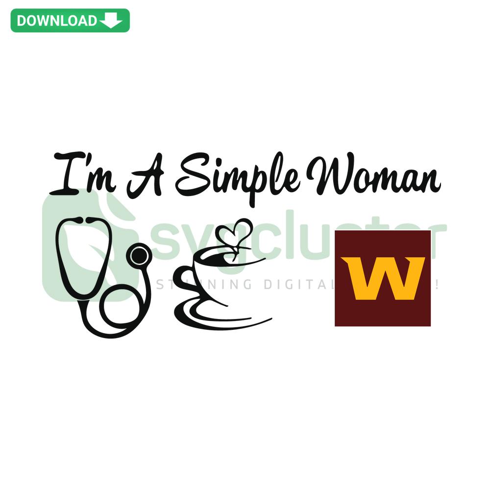 Simple Woman Washington SVG Design, Instant Download Graphics, Heart-Washington State Silhouette, Vector Art, Cut File, DIY Craft.