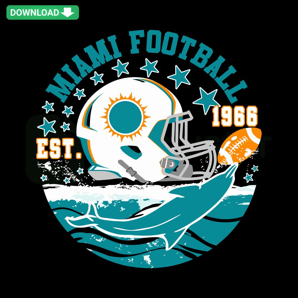 Editable Miami Dolphins Football Helmet SVG, Digital Download, Sports Team Logo, High-Quality Vector Graphic