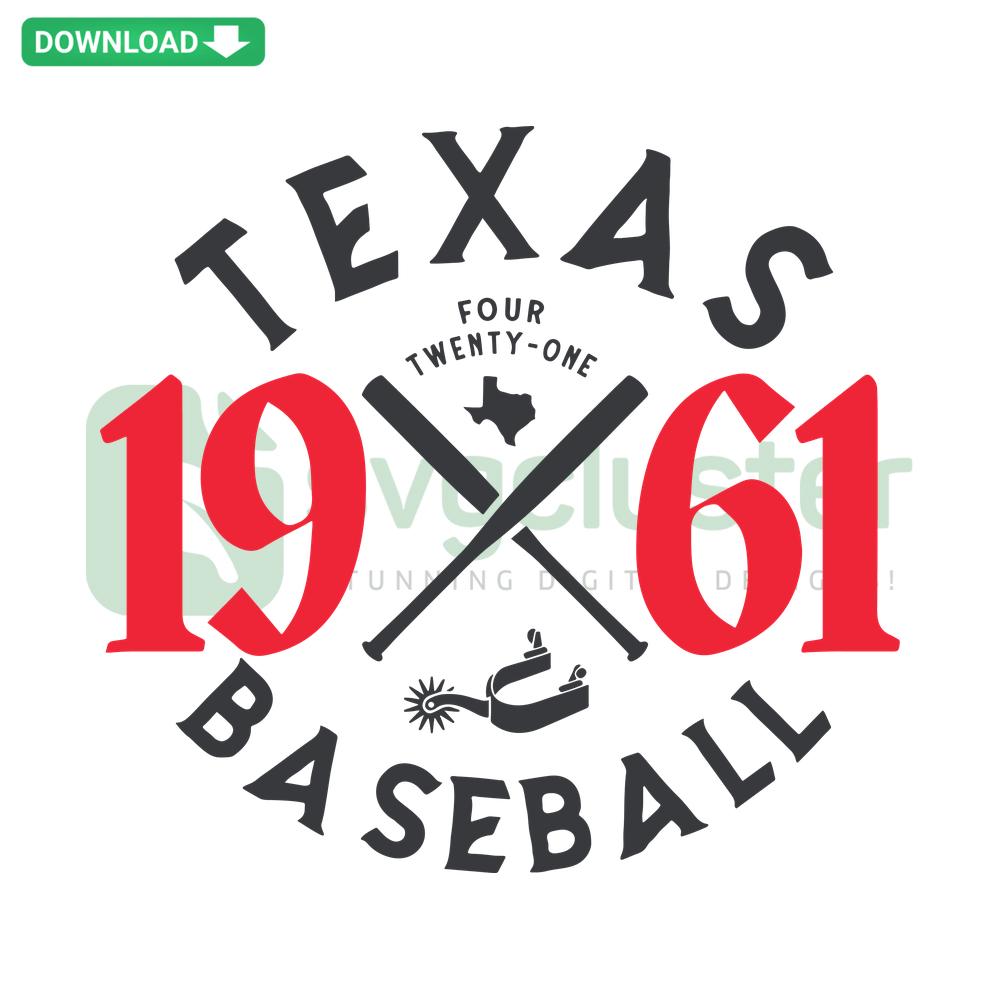 Texas baseball team SVG design for Cricut, detailed SVG patterns for crafting, digital download, sports-themed designs.