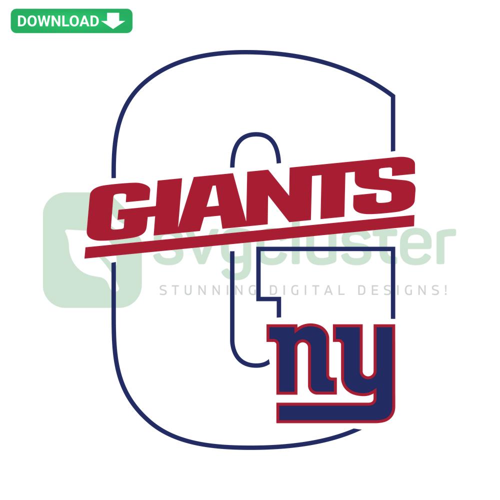 New York Giants Logo SVG, Editable Digital Download, High-Quality NFL Team Design, DIY Craft, Sports Enthusiast Graphics