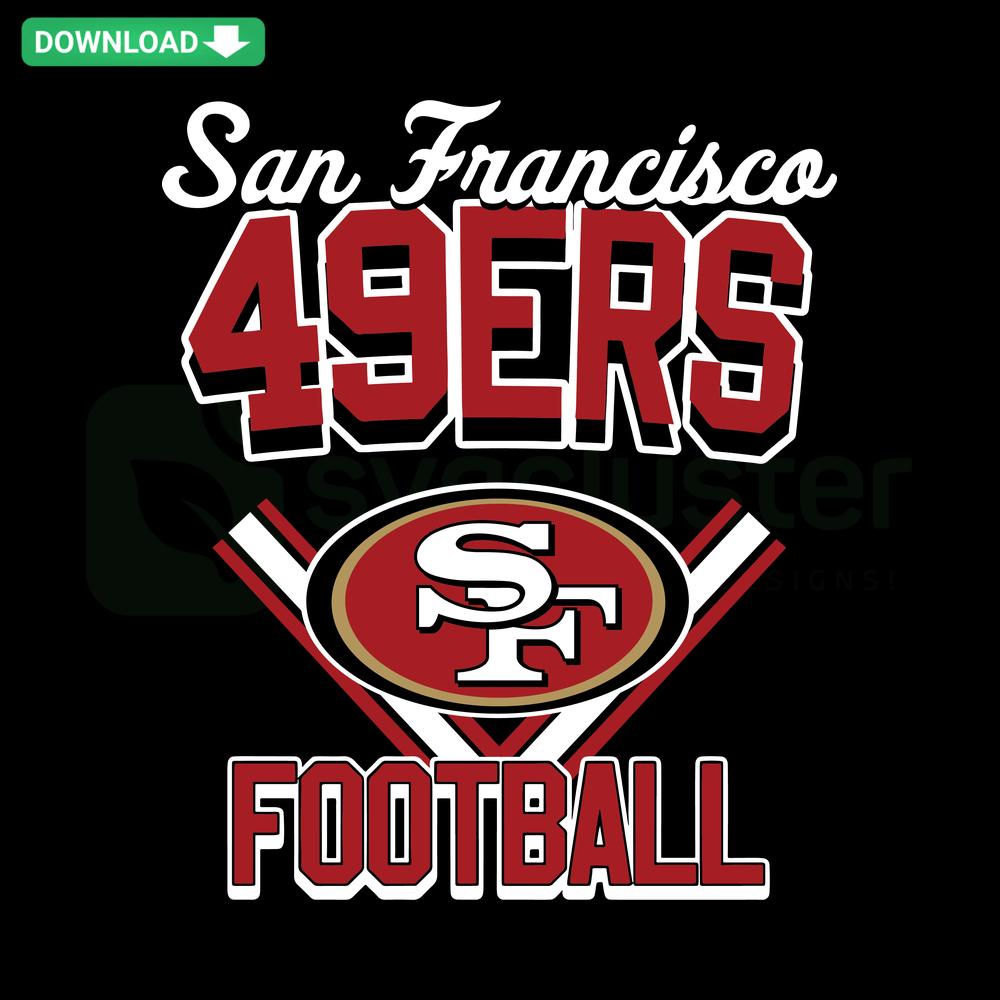 San Francisco 49ers NFL Team Logo SVG, Premium Cricut Design For Designers, High-Quality Digital Download File
