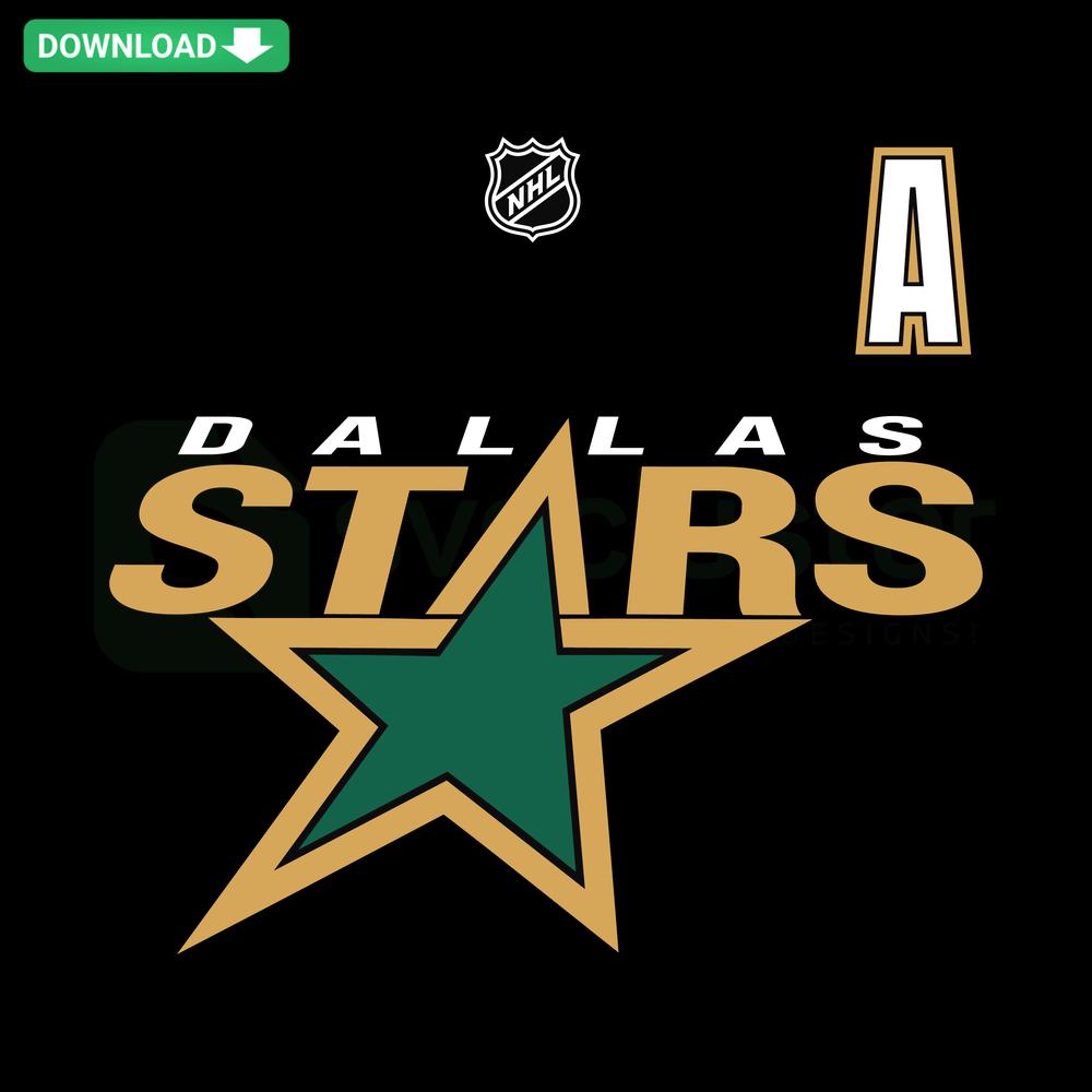 Dallas Stars logo SVG file, perfect for hockey fans and designers. Download for craft projects and graphic design.