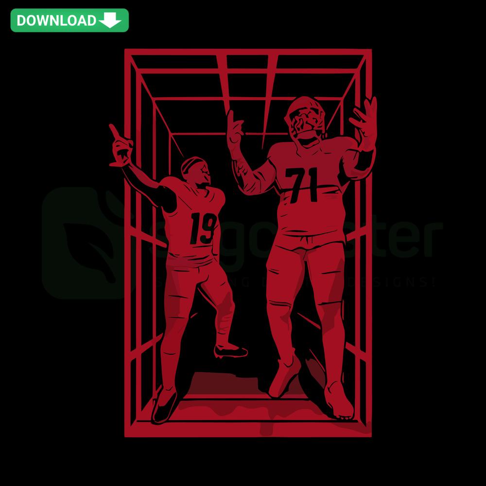 Deebo Samuel And Trent Williams Bay Area Bumpin SVG Design, Perfect for Home Decor, Bold Text and Vibrant Colors
