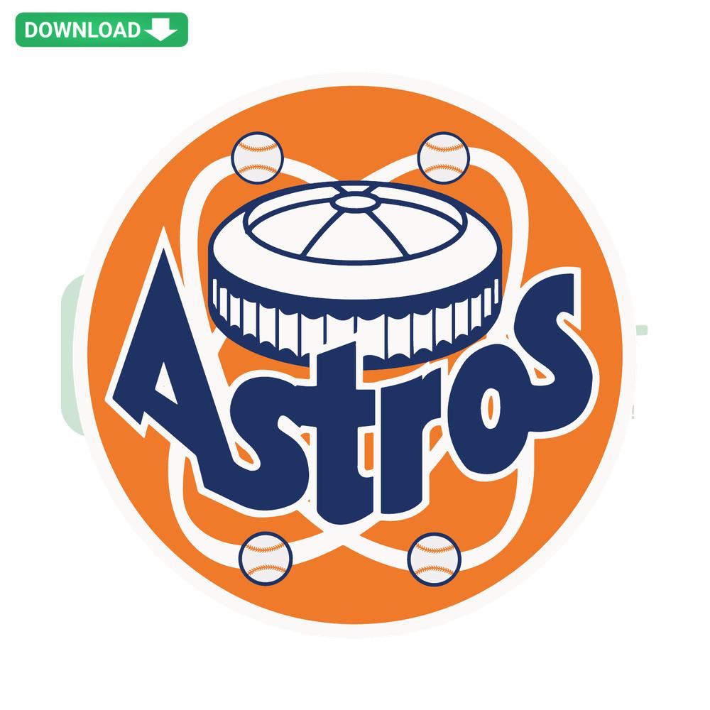 Houston Astros Logo SVG Digital Download for T-Shirts, includes Astros emblem in SVG format for personalized apparel designs.