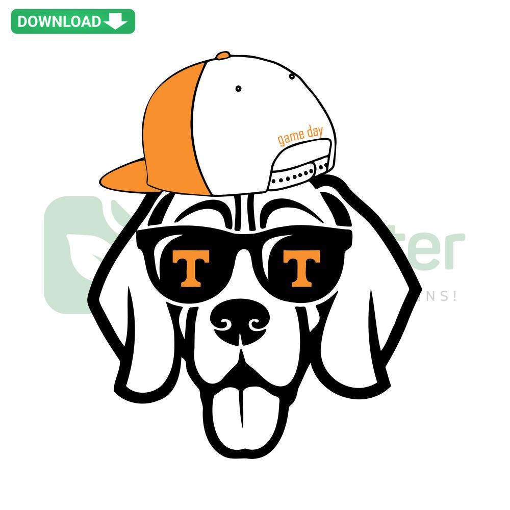 Tennessee Volunteers Smokey Mascot SVG, high-res digital download featuring iconic smokey design, perfect for Vols fans.
