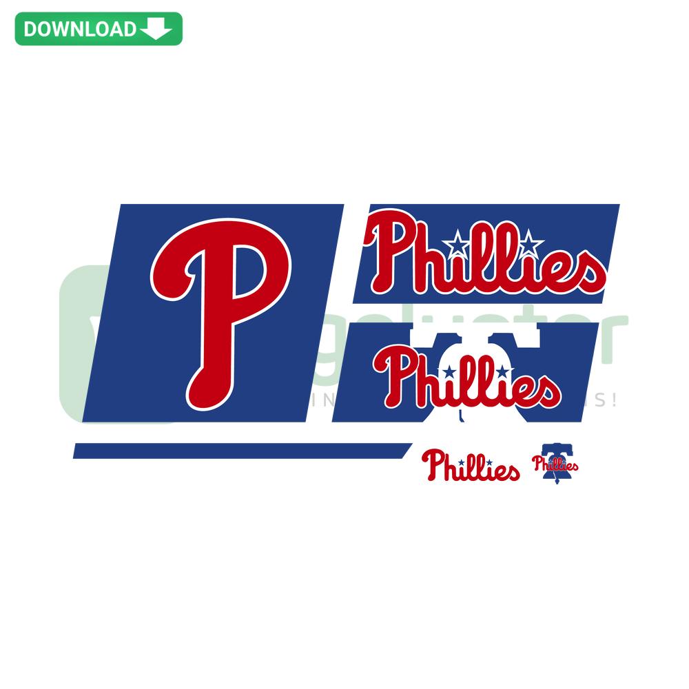 Philadelphia Phillies SVG Design for Scrapbooking, Digital Download, Baseball Theme, Team Logo, Instant Access