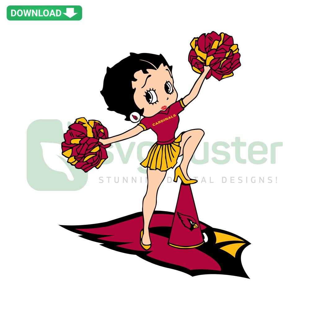 Arizona Cardinals Fangirl SVG: Sports-themed crafting design, ideal for Cricut projects, featuring team colors and logo.