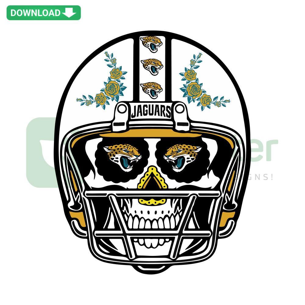 Colorful Sugar Skull Jaguars SVG design for card templates, featuring intricate patterns and vibrant hues, digital download.