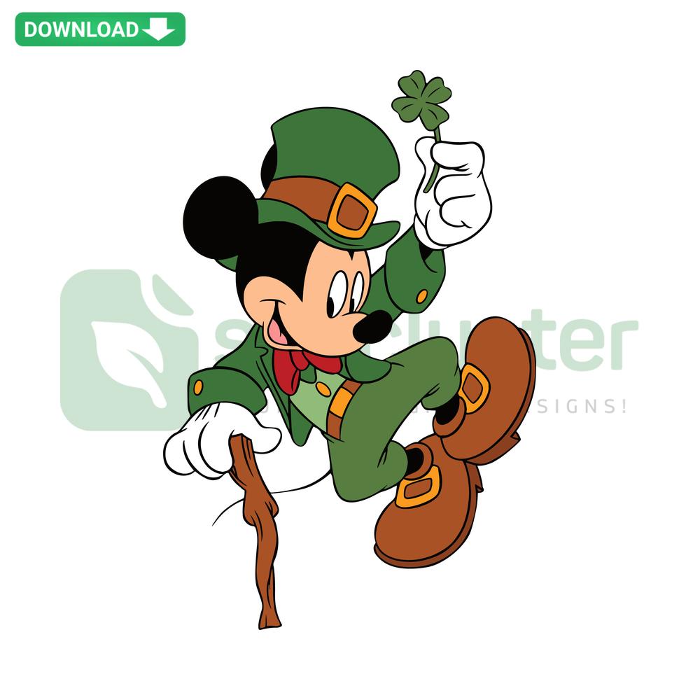 Boston Celtics Mickey SVG: Mickey Mouse in Celtics jersey, holding basketball, perfect for Cricut, NBA digital download.