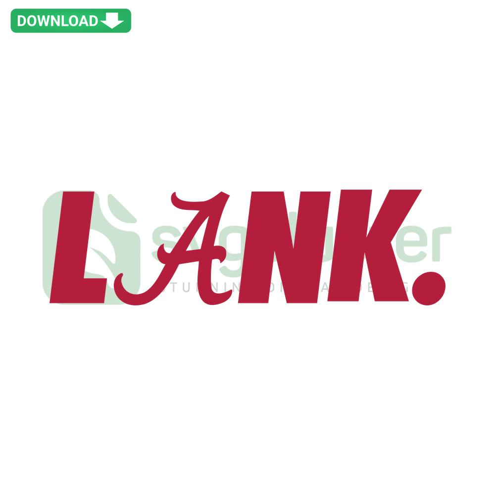 Lank Alabama Crimson Tide NCAA Football SVG Collection: Bold team logo and helmet design, perfect for sports-themed crafts.